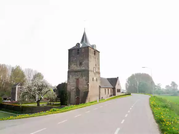 Dodewaard, Waalbandijk, N.H. Kerk