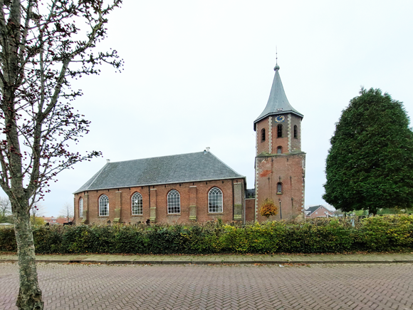 Nieuwolda, kerk met scheefstaande toren