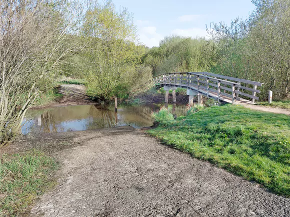 Lieversche Diep, brug en voorde