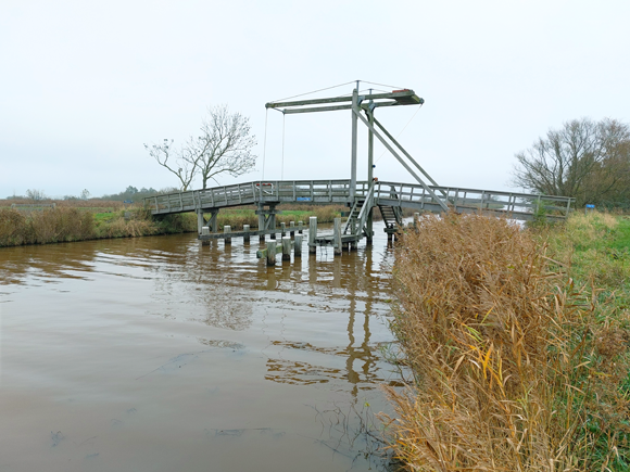 Schildjer Tilbat bij gemaal Sans Souci