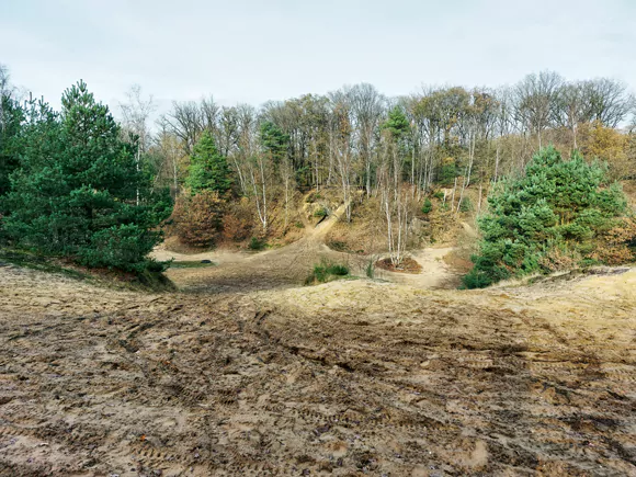 Getelo, Hallerstrasse, zandafgraving